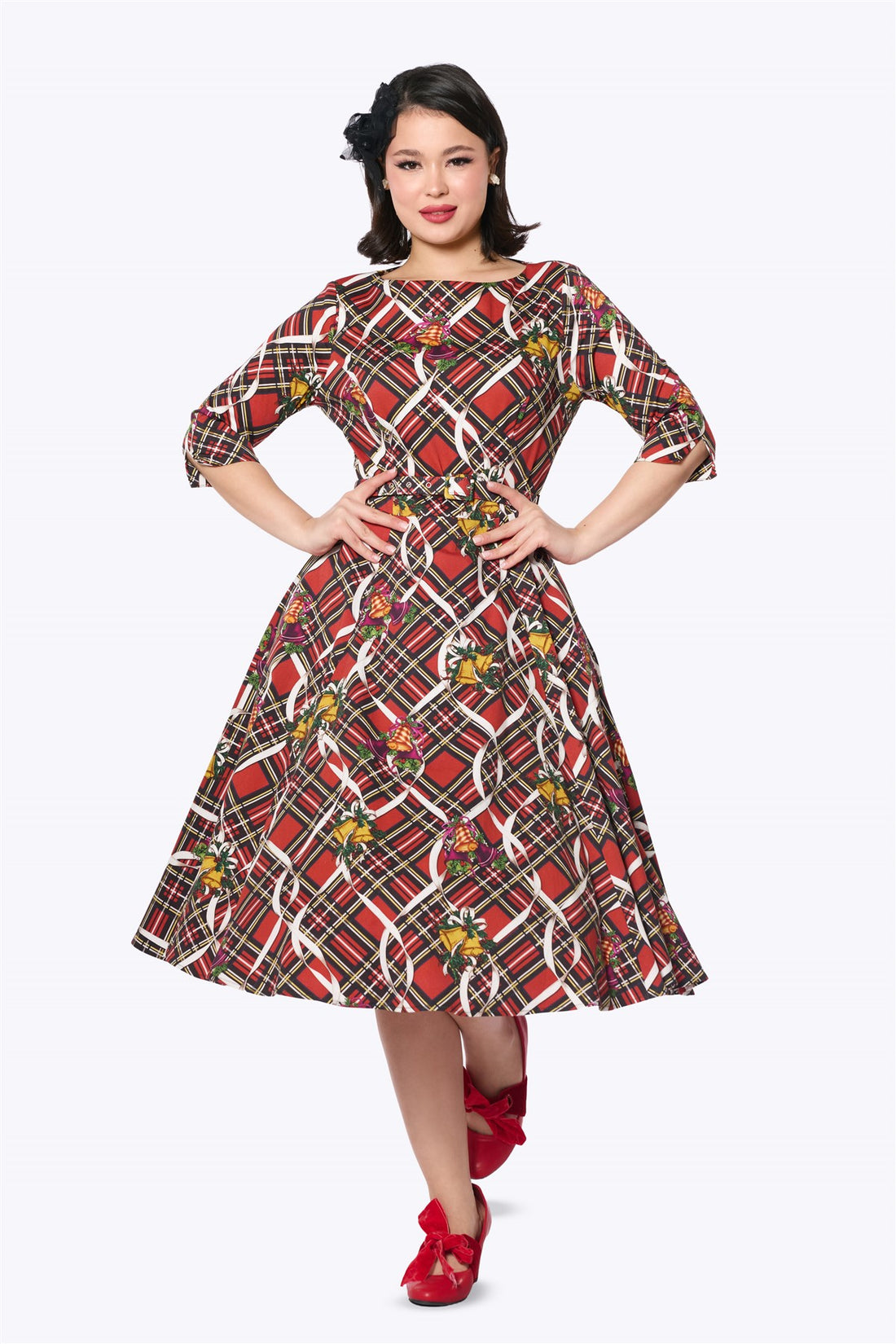 Suzanne Christmas Bell Swing Dress