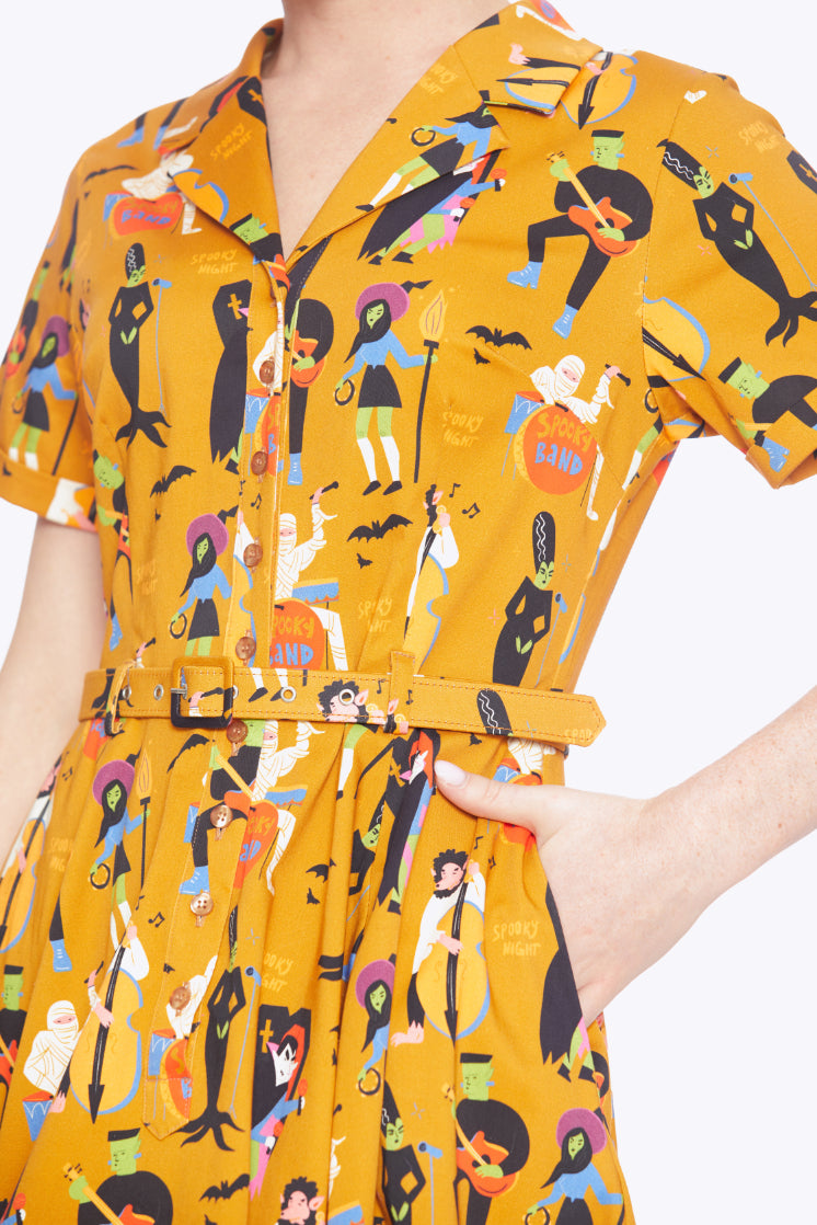 Caterina Monster Mash Swing Dress