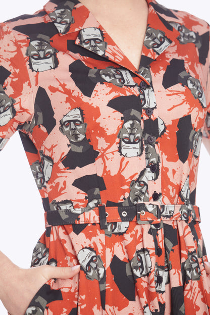 Caterina Frankeshine Swing Dress