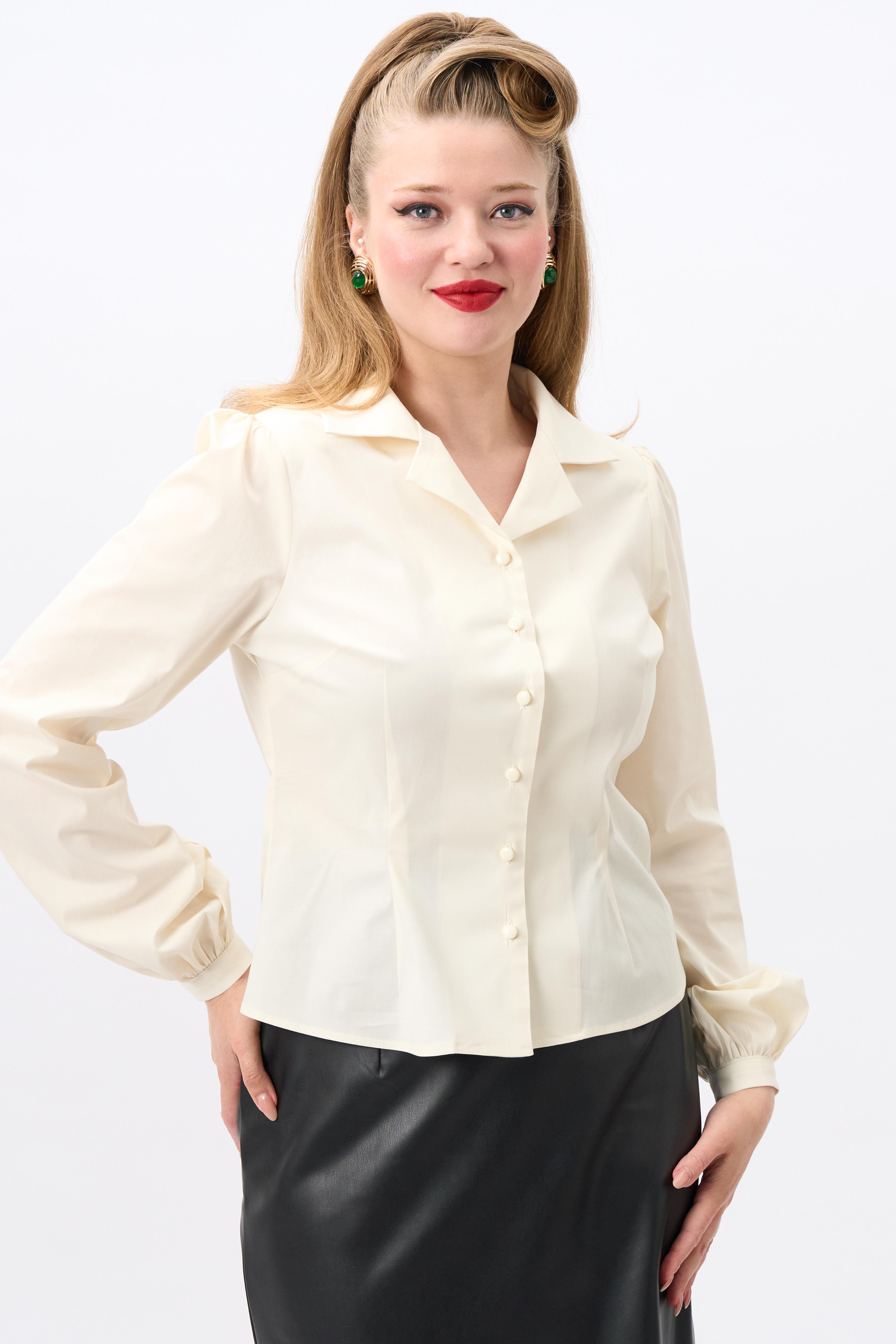 Jerry Cream Blouse