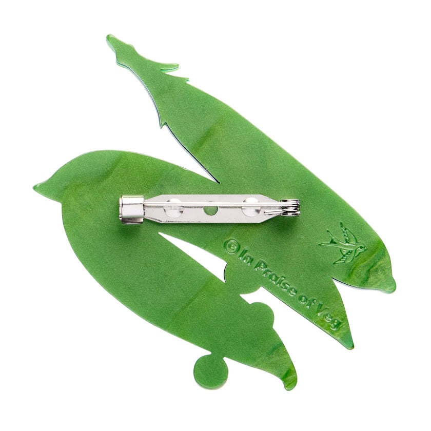 Peas Please Brooch