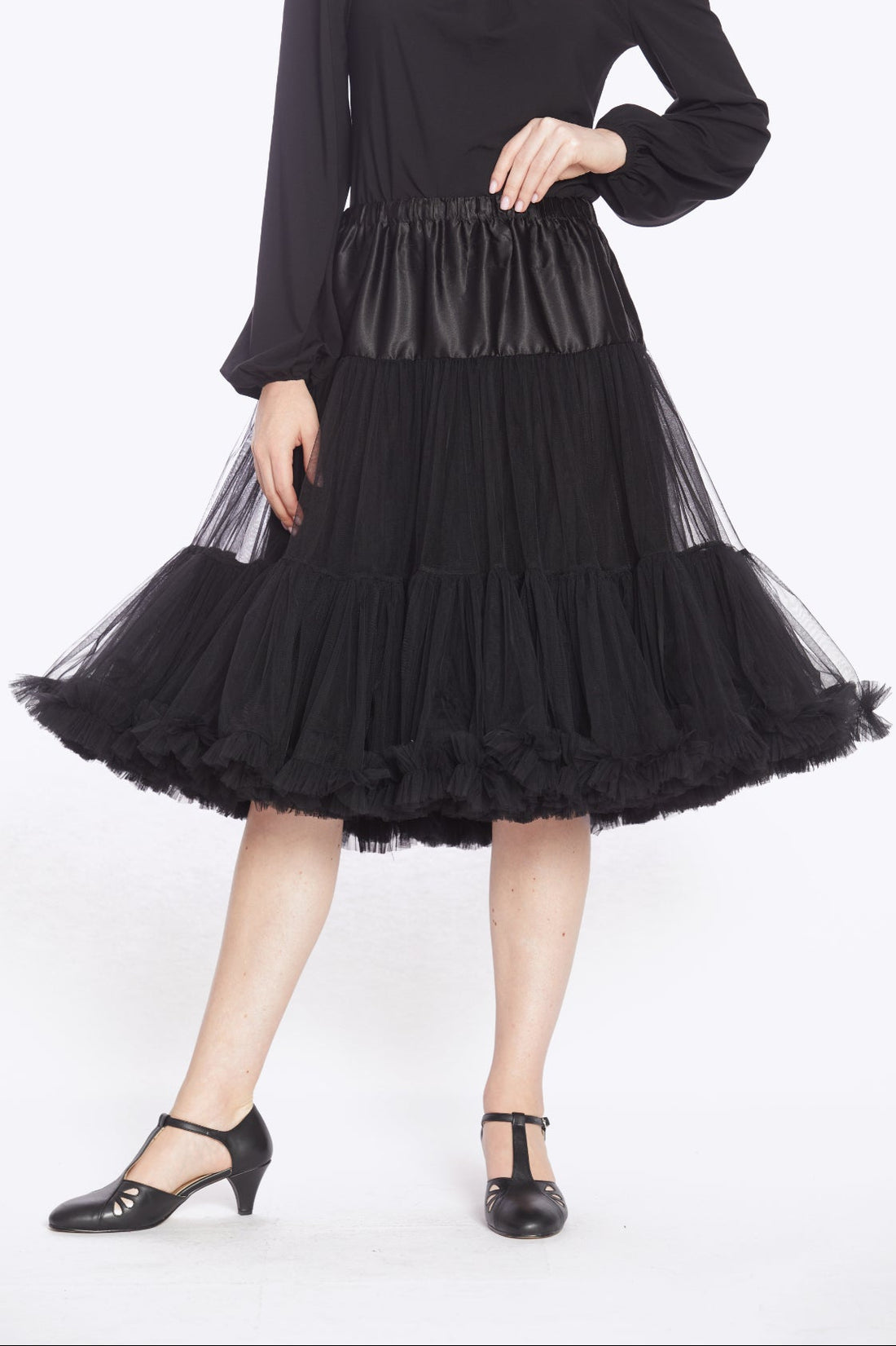 Doris Luxury Petticoat Black