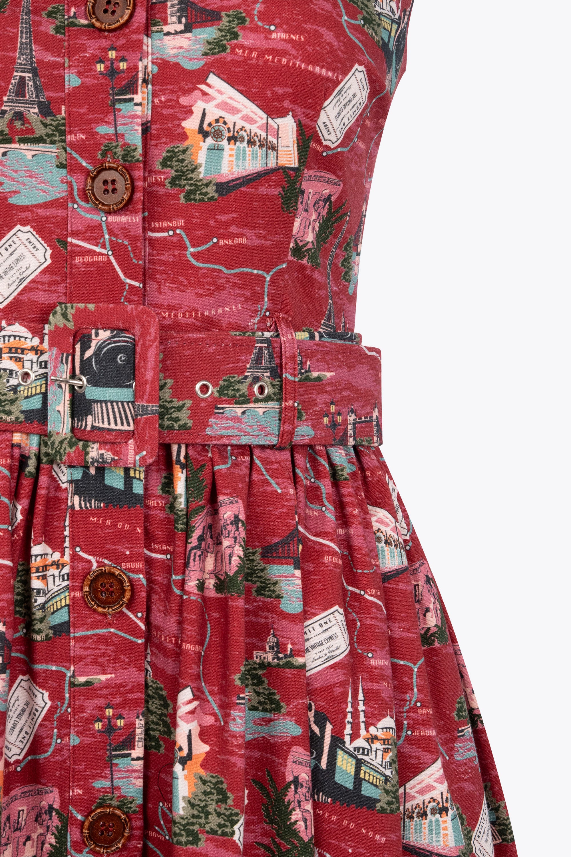 Polly Vintage Express Swing Dress