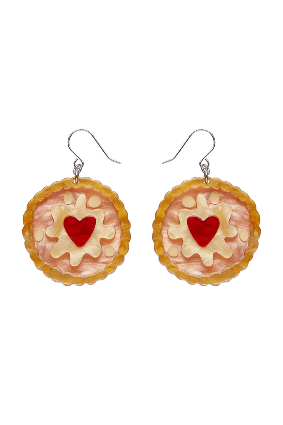 Erstwilder Jammie Dodger Drop Earrings