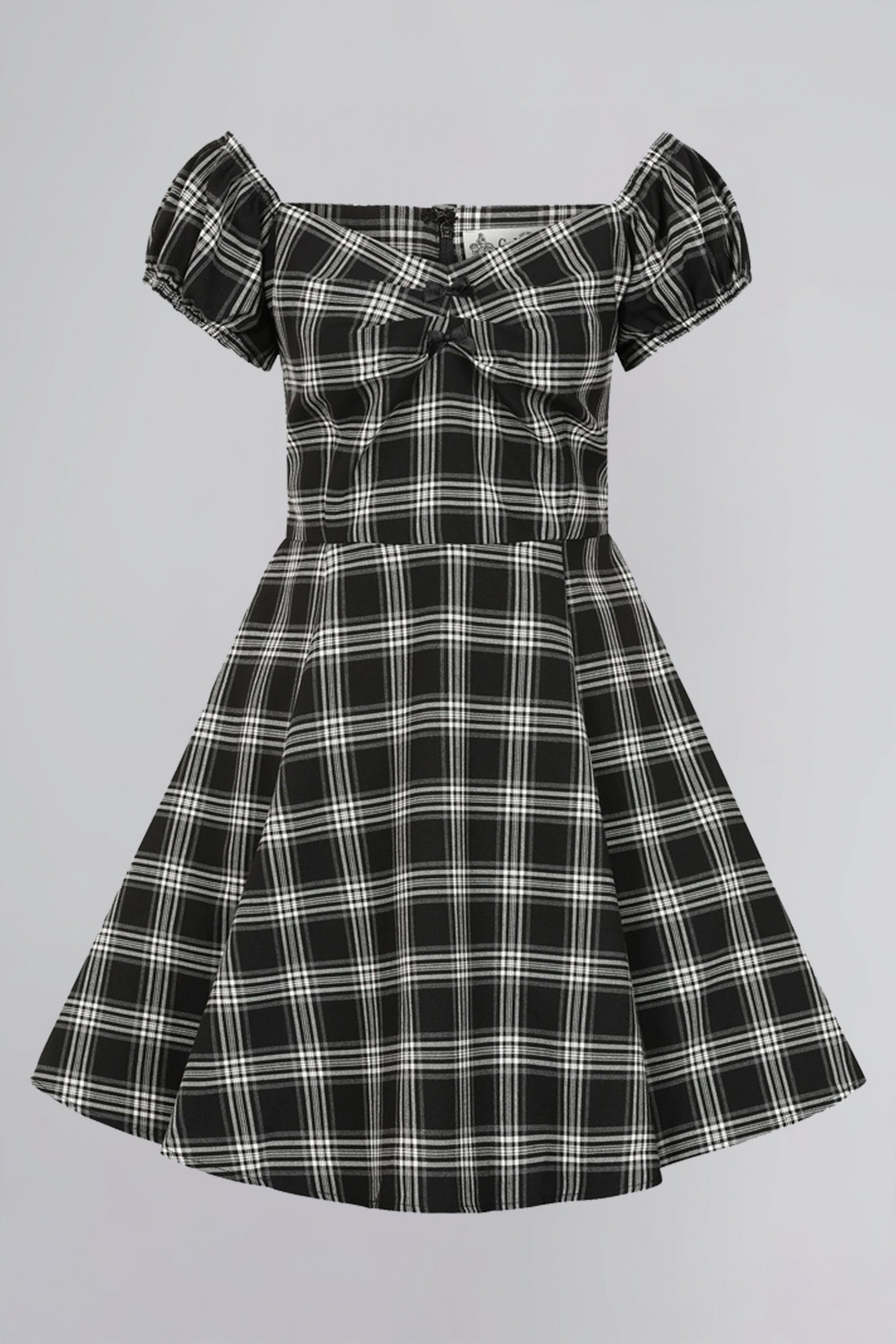 Dolores Ghost Check Mini Dress