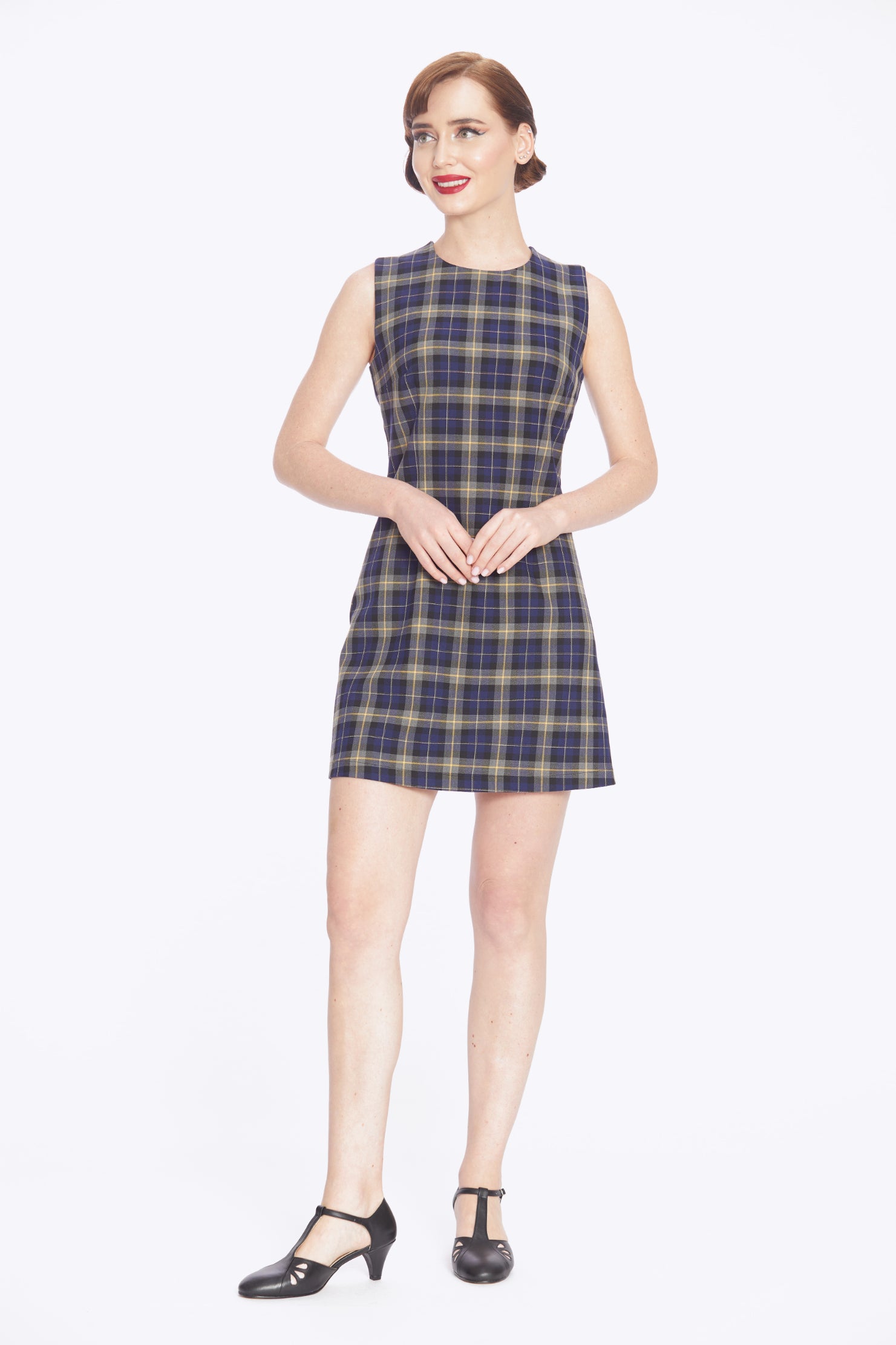 Mandy Mini Check Dress
