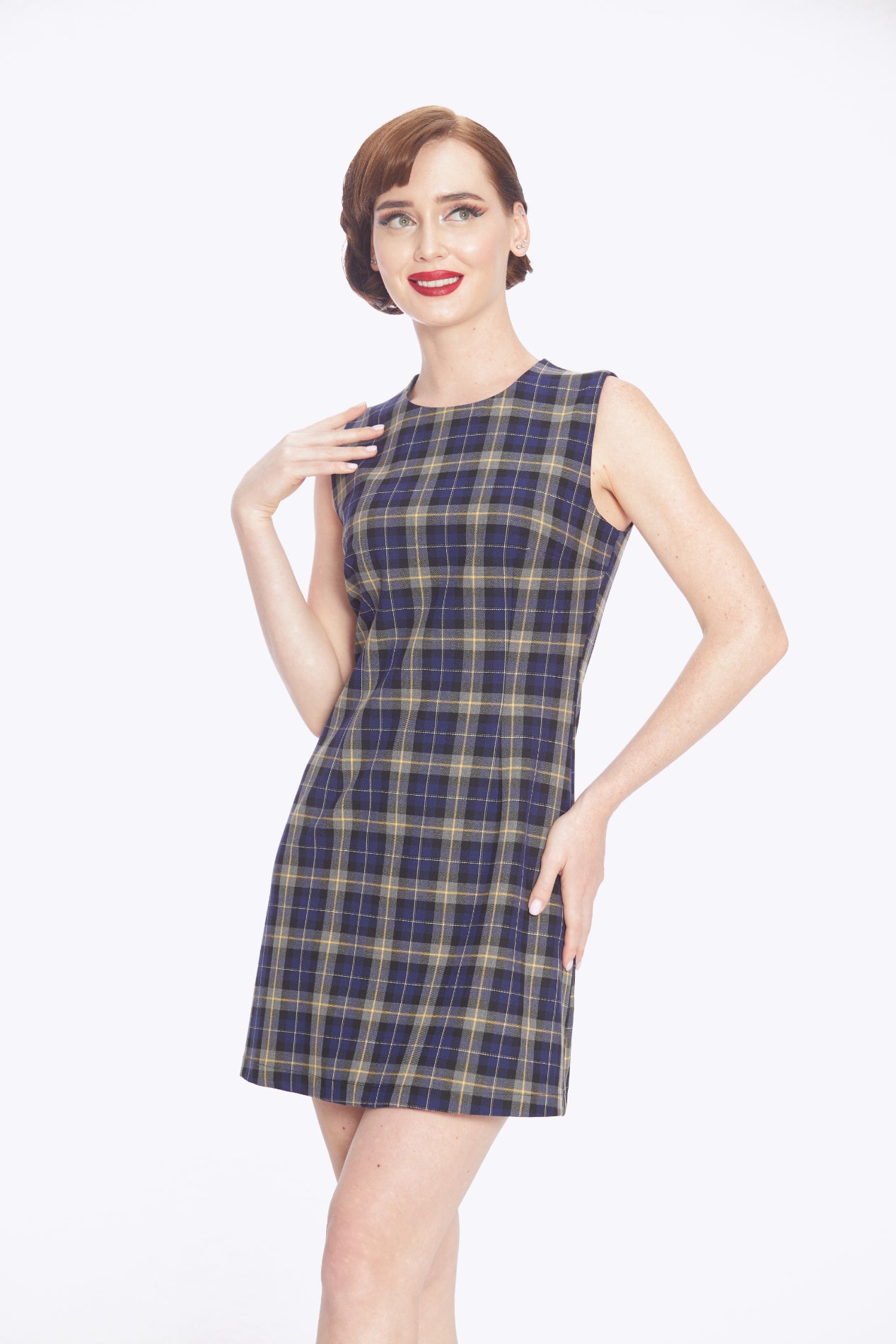 Mandy Mini Check Dress