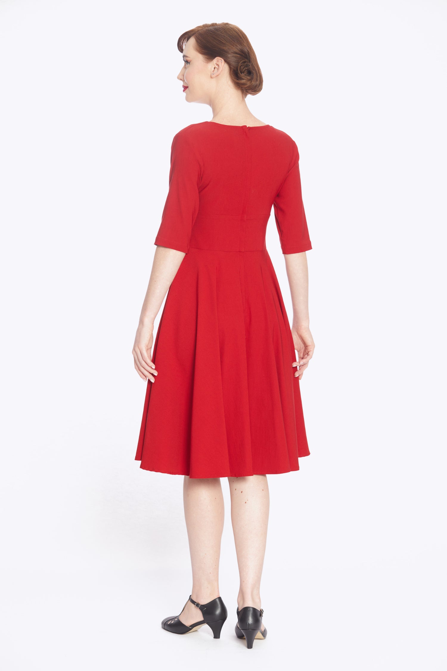 Trixie Red Swing Dress