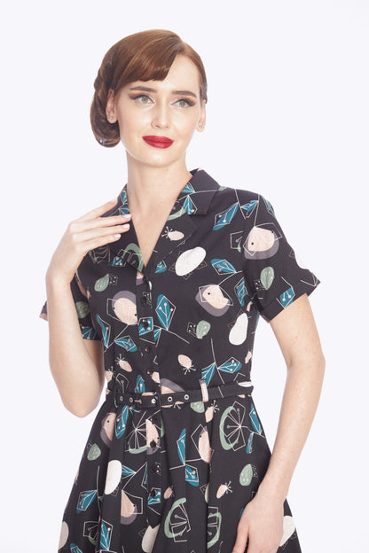 Caterina Atomic Floral Doll Dress