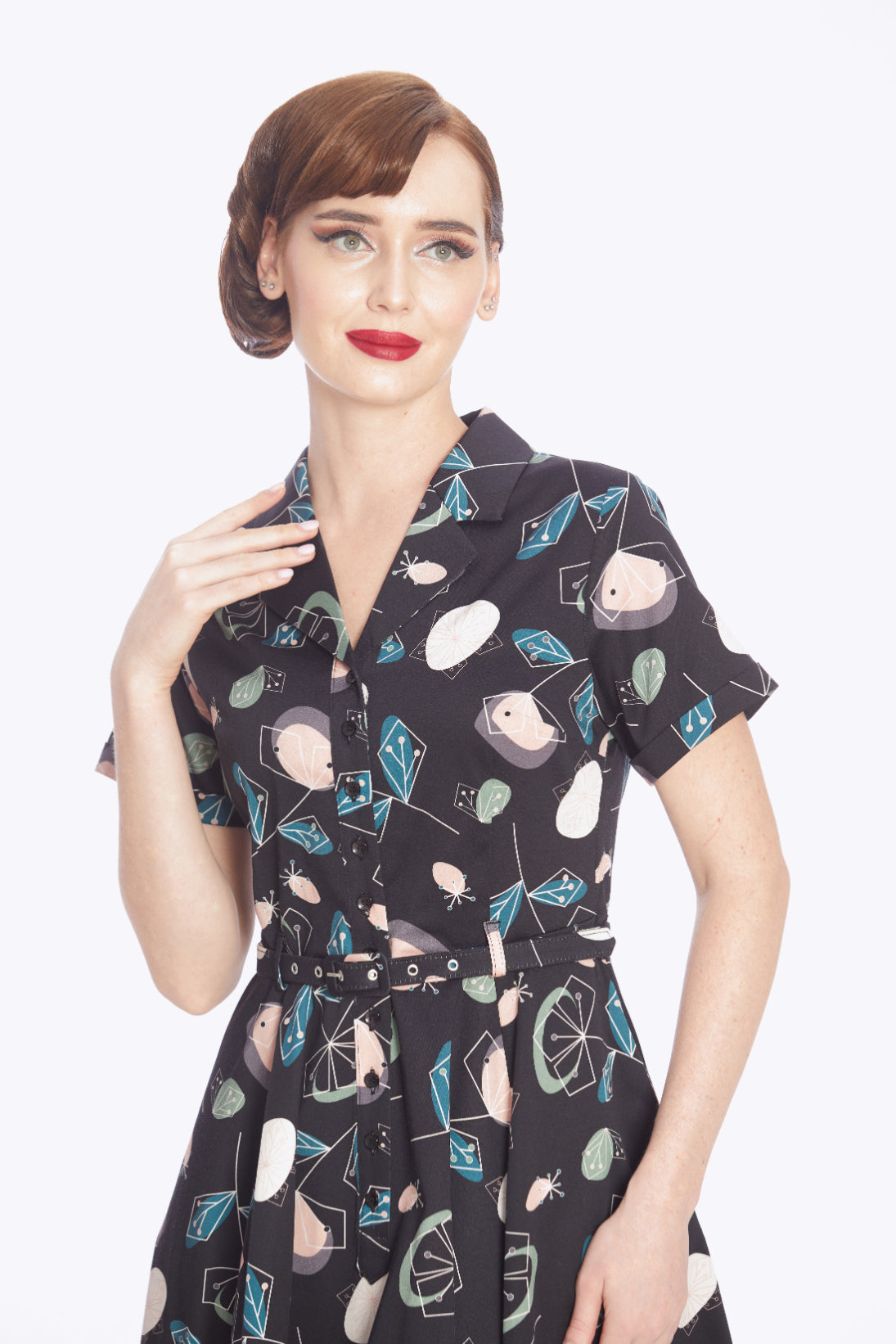 Caterina Atomic Floral Doll Dress