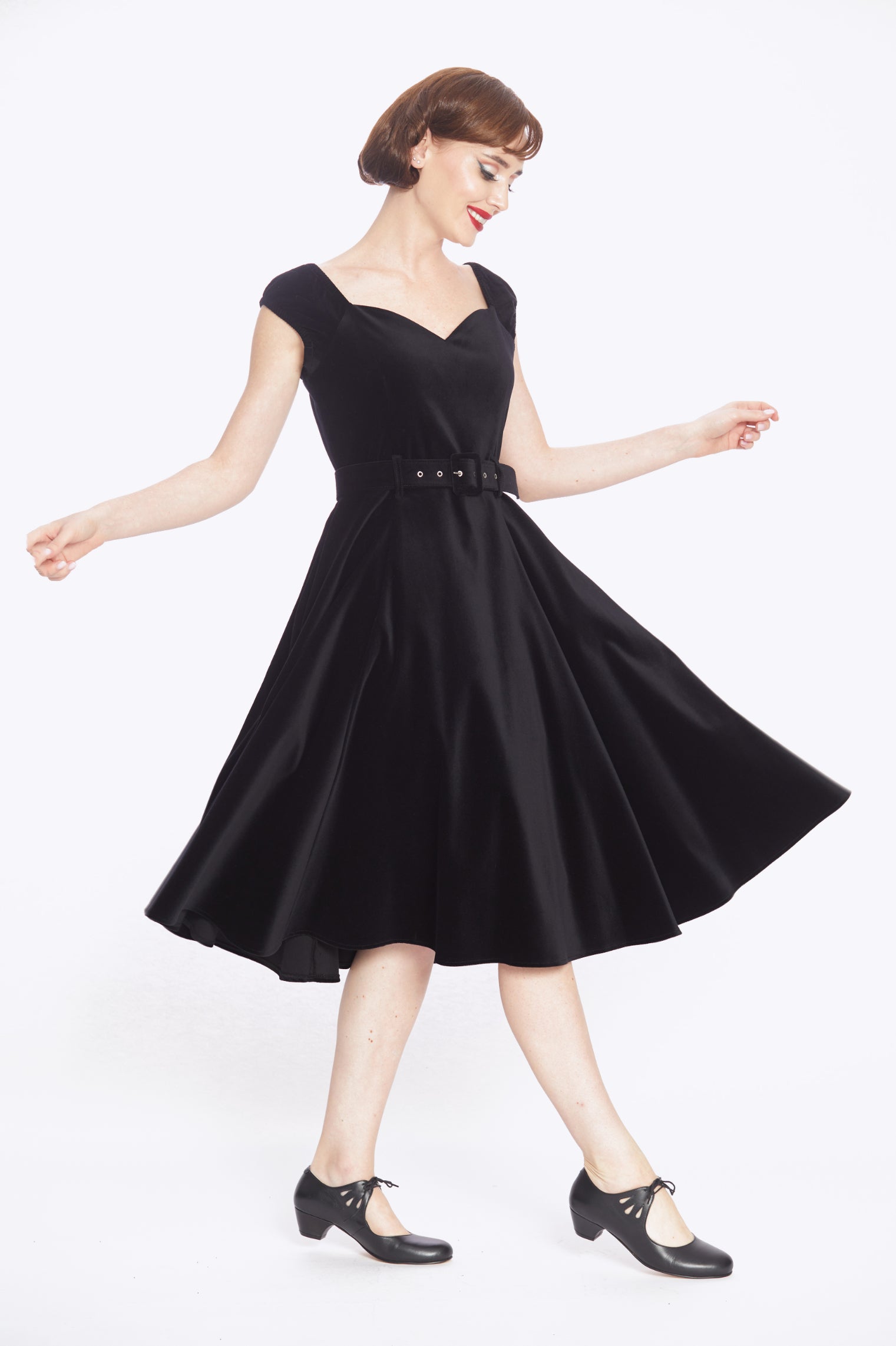 Kaiya Velvet Swing Dress