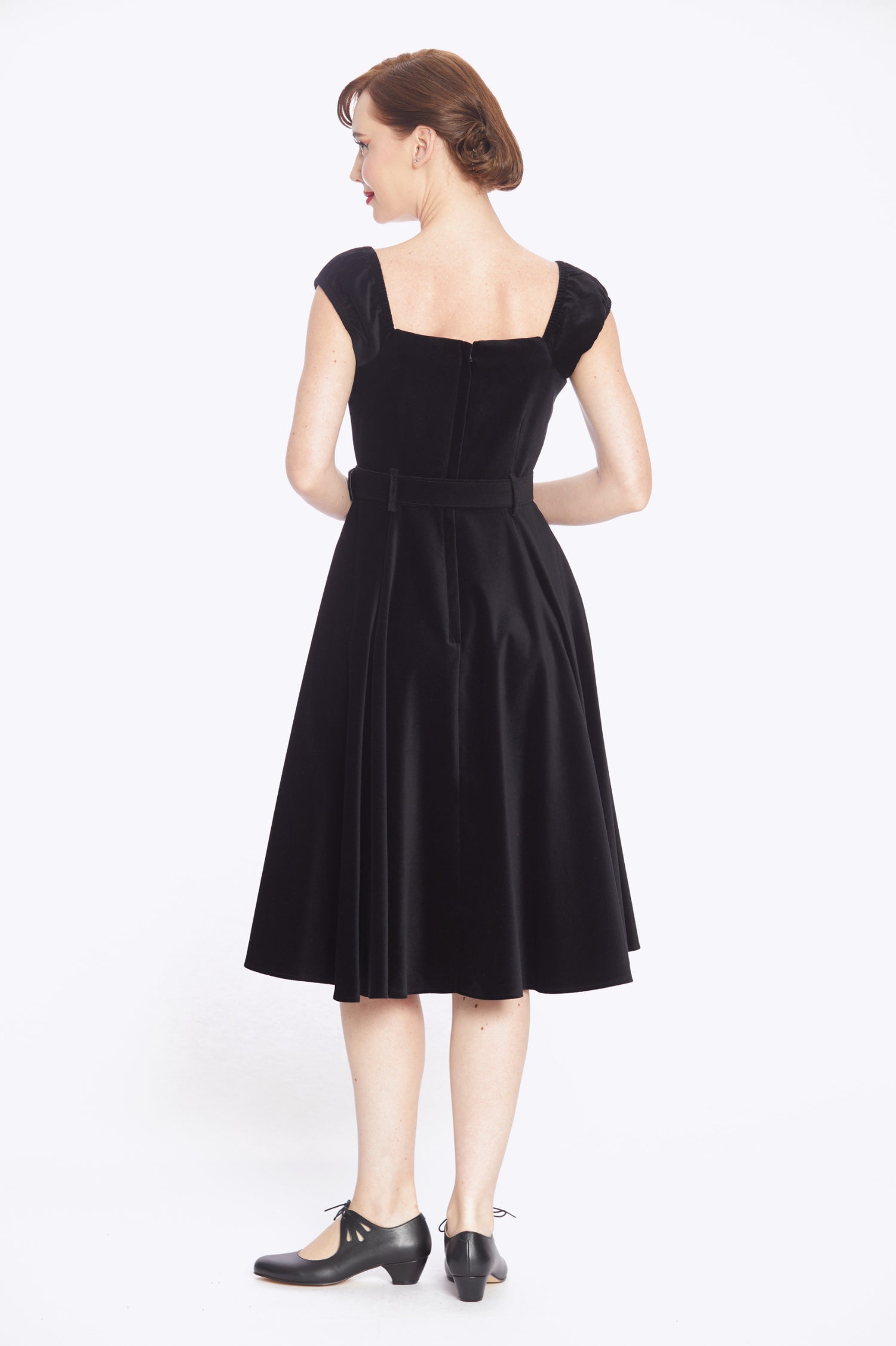 Kaiya Velvet Swing Dress