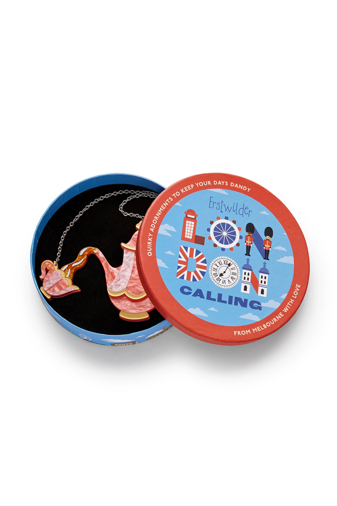 Erstwilder Spill The Tea Necklace