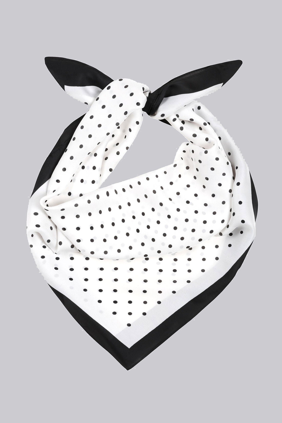 Ophelia Square Mini Polka Scarf