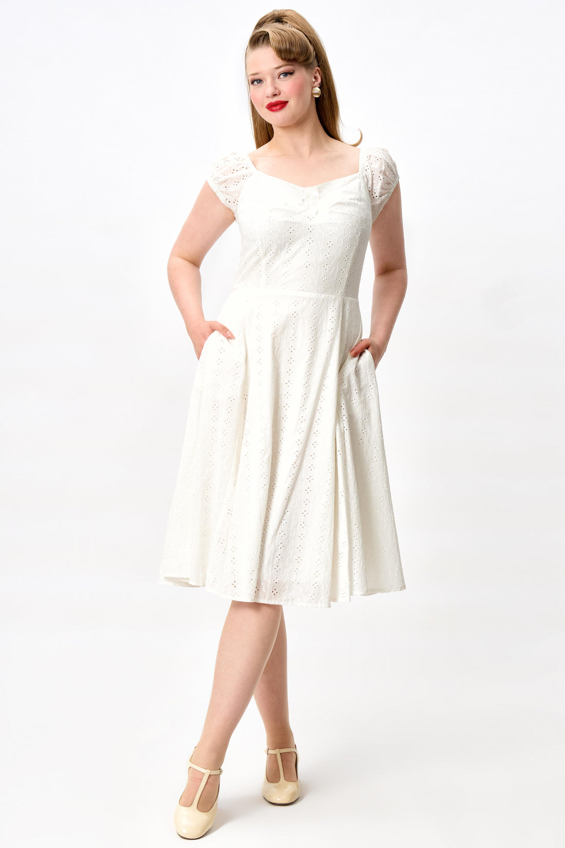 Dolores Broderie Anglaise Doll Dress