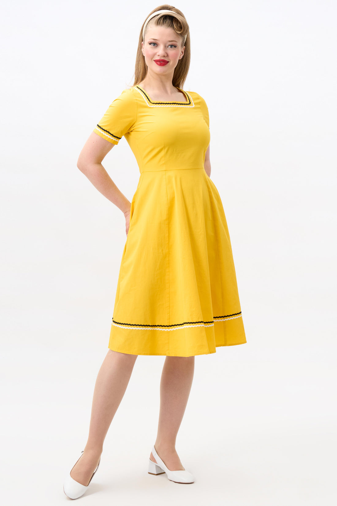 Tilda Rick Rack Flared Dress