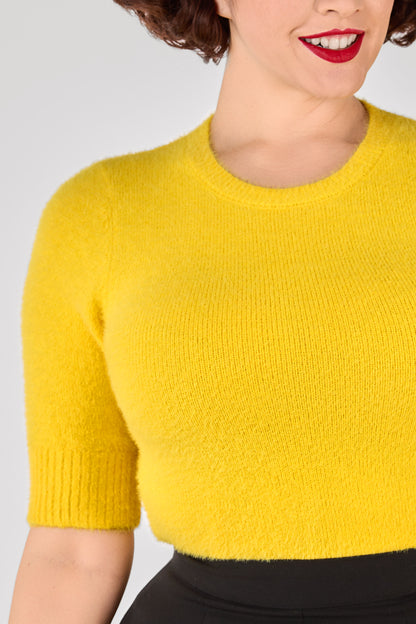 Chrissie Fluffy Knitted Top