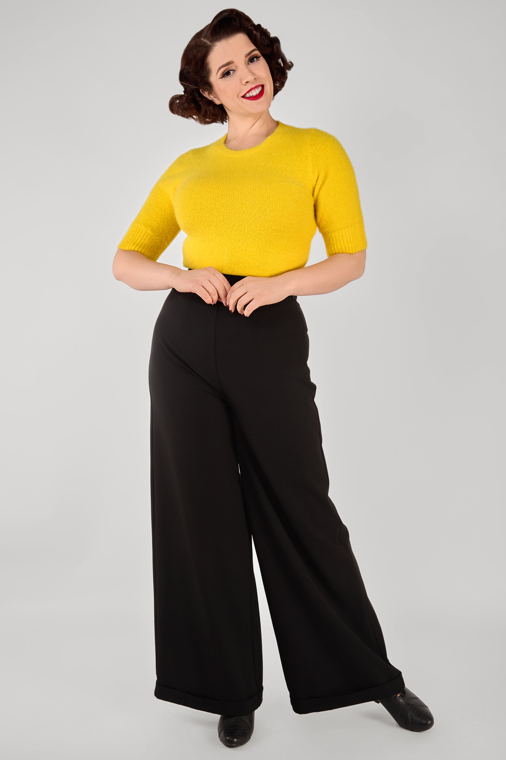 Chrissie Fluffy Knitted Top