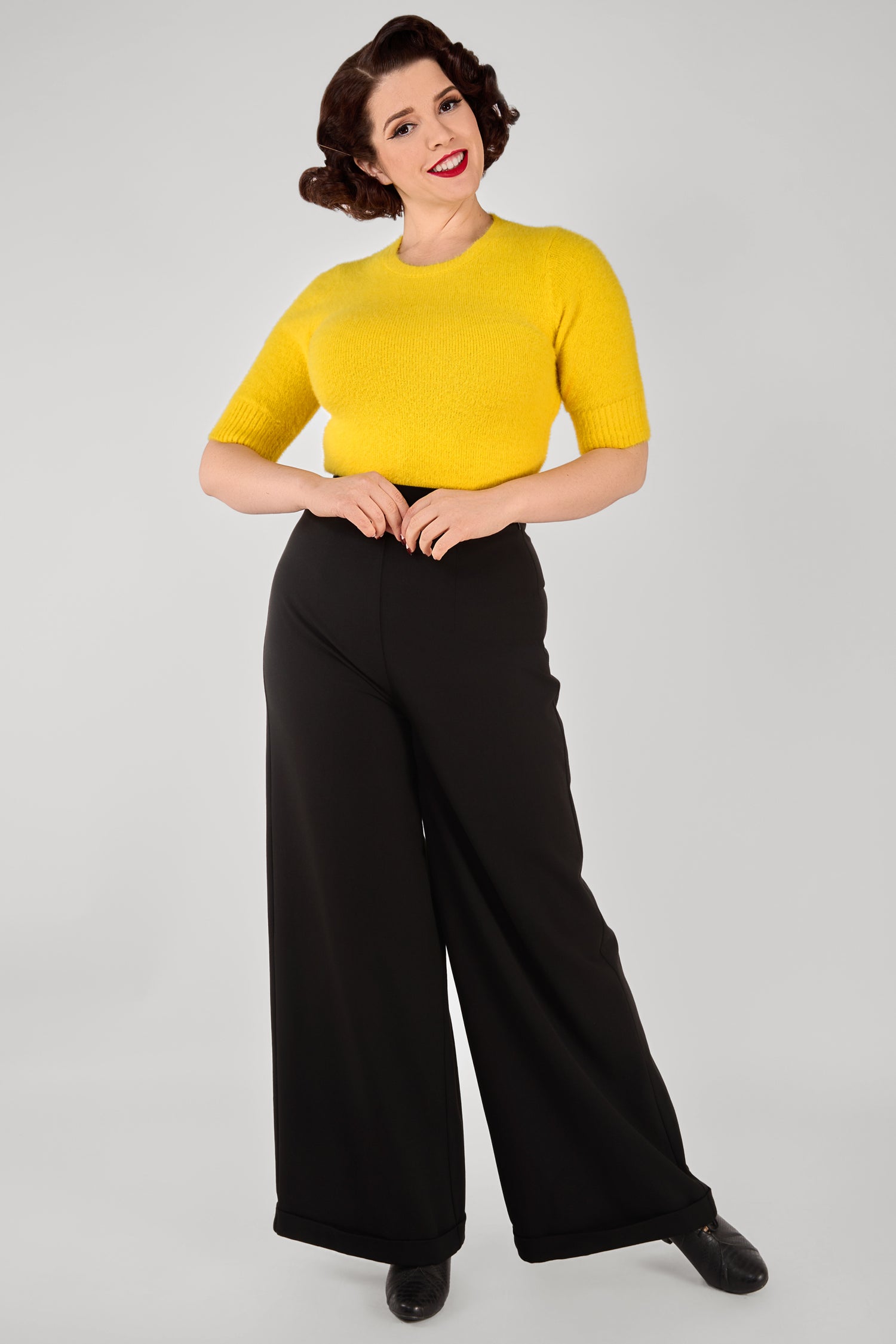 Chrissie Fluffy Knitted Top