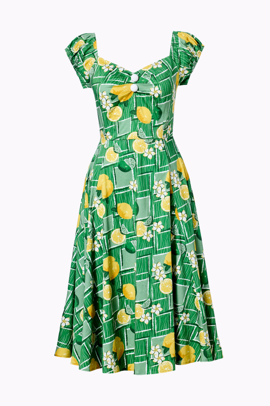 Dolores Lemon and Lime Doll Dress