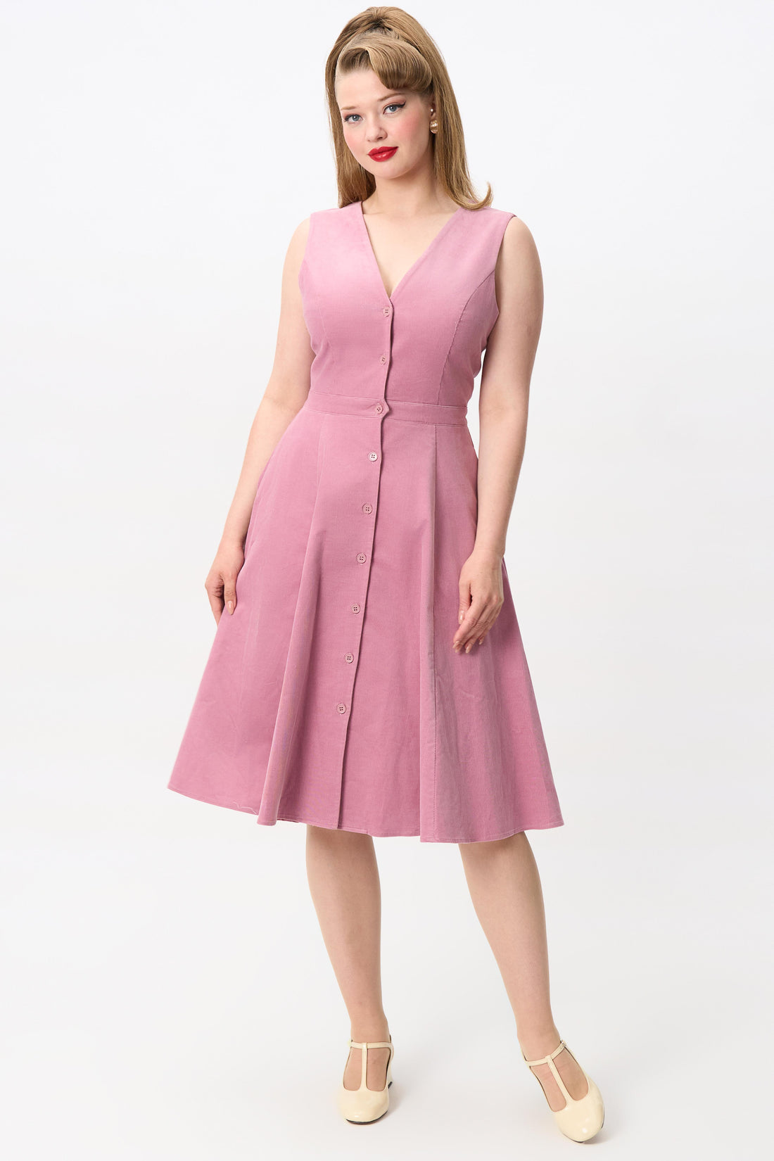 Stella Corduroy Pinafore Dress