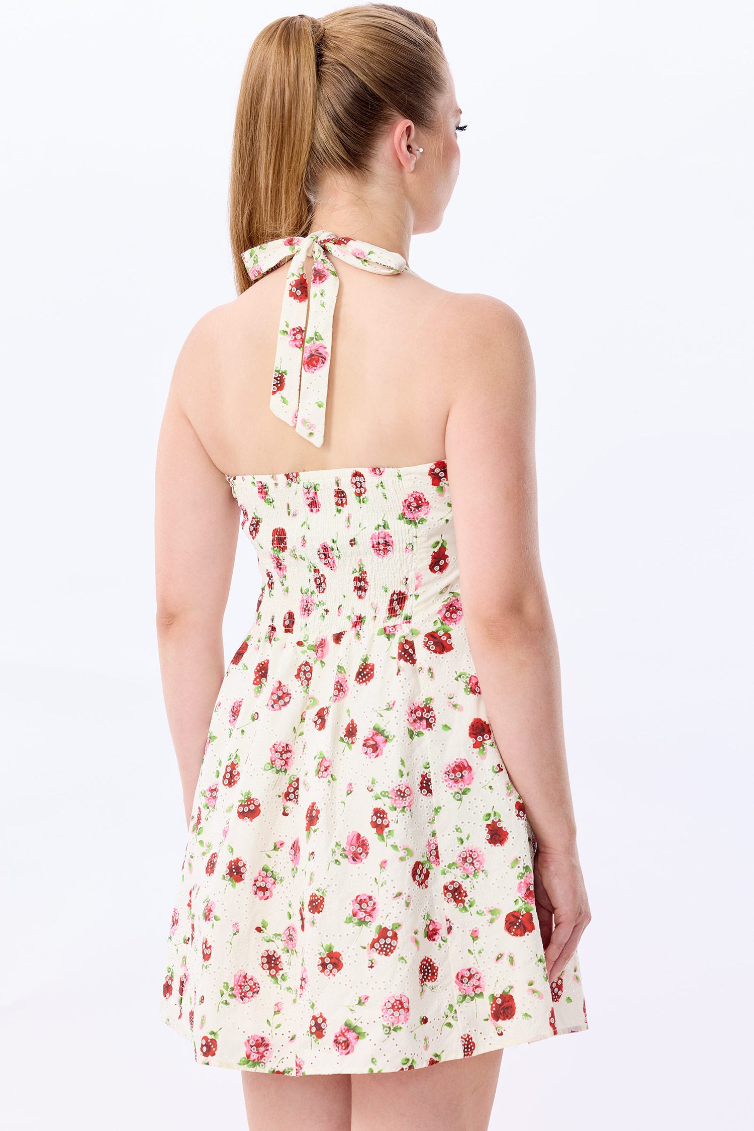Milly Rose Broderie Mini Dress