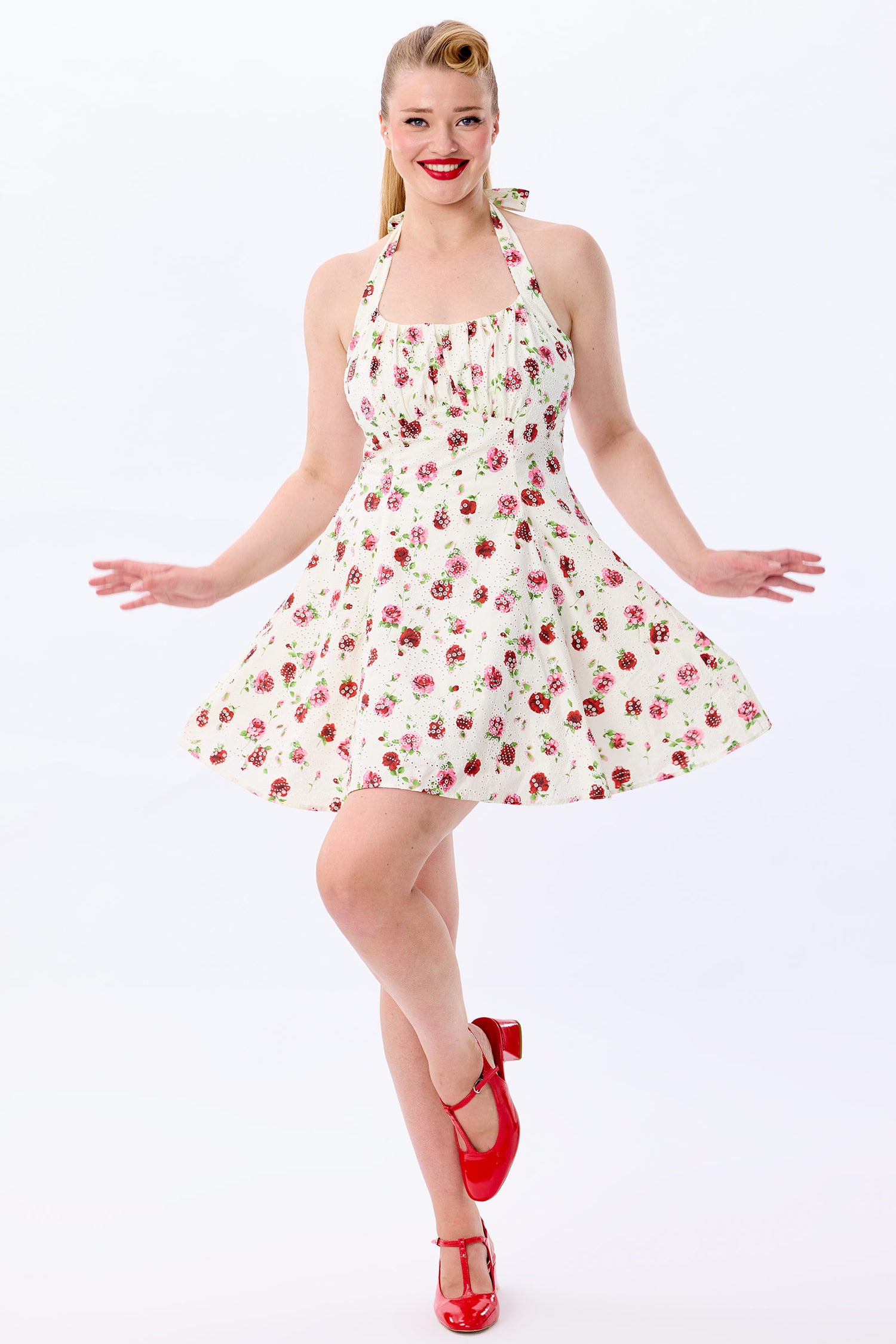 Milly Rose Broderie Mini Dress