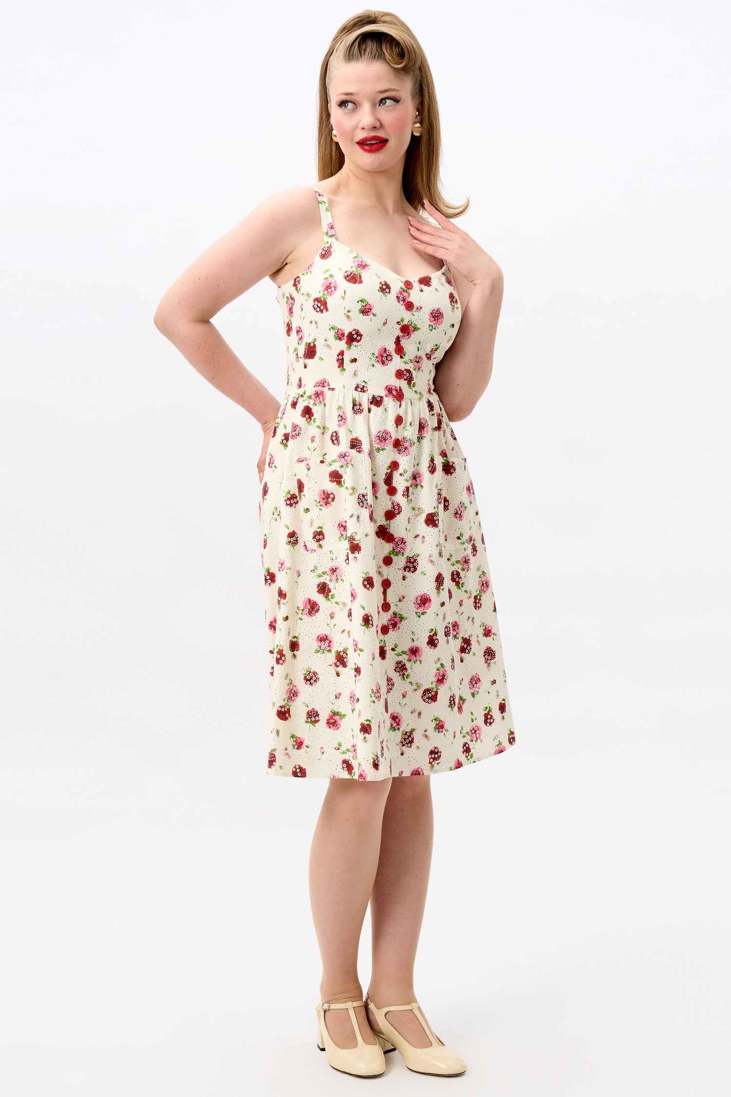 Kimberly Rose Broderie Swing Dress