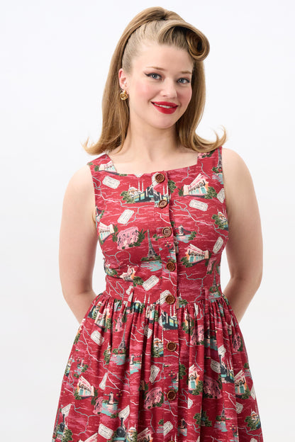 Polly Vintage Express Swing Dress