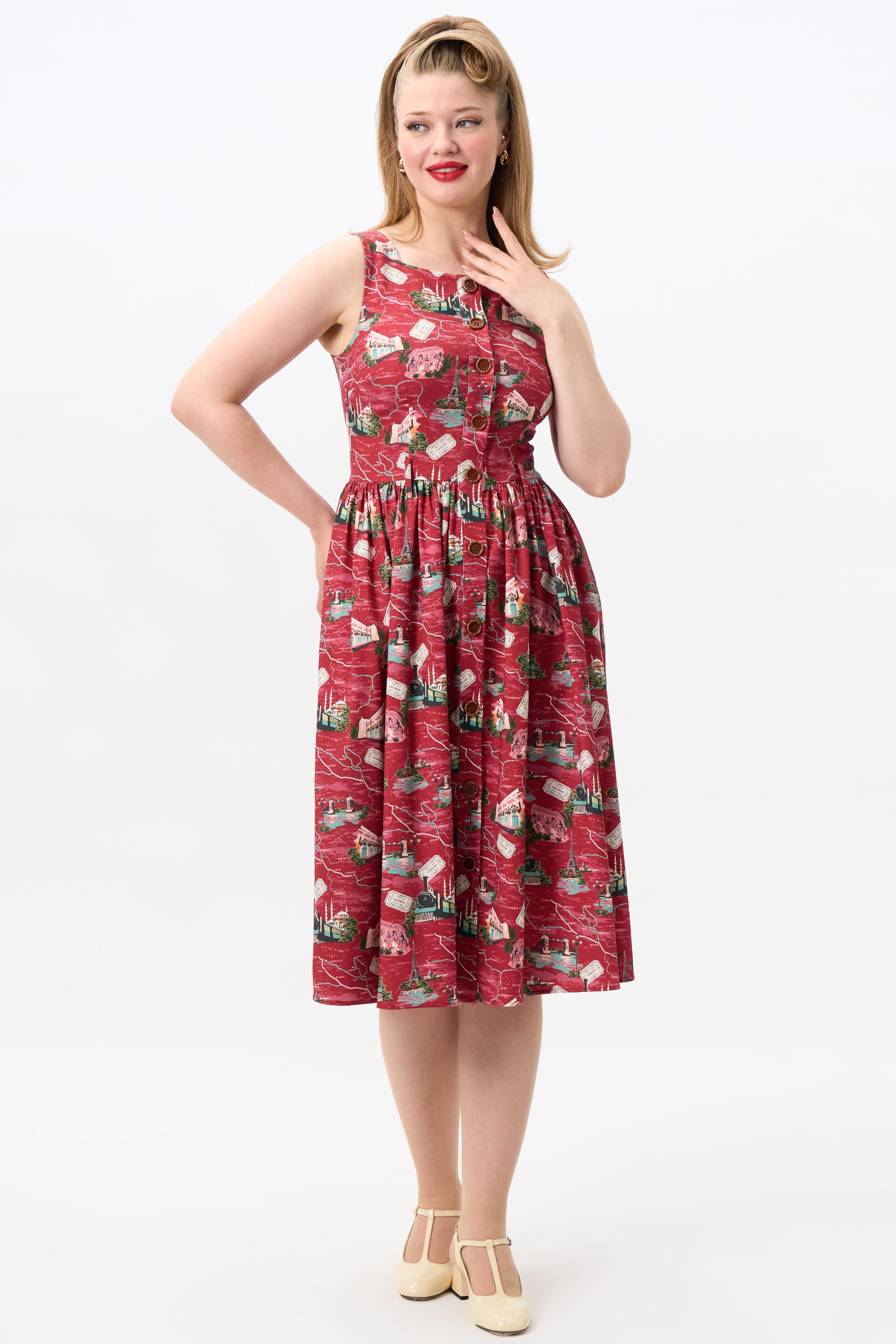 Polly Vintage Express Swing Dress