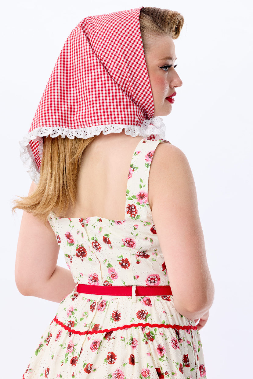 Jeannette Gingham Head Scarf