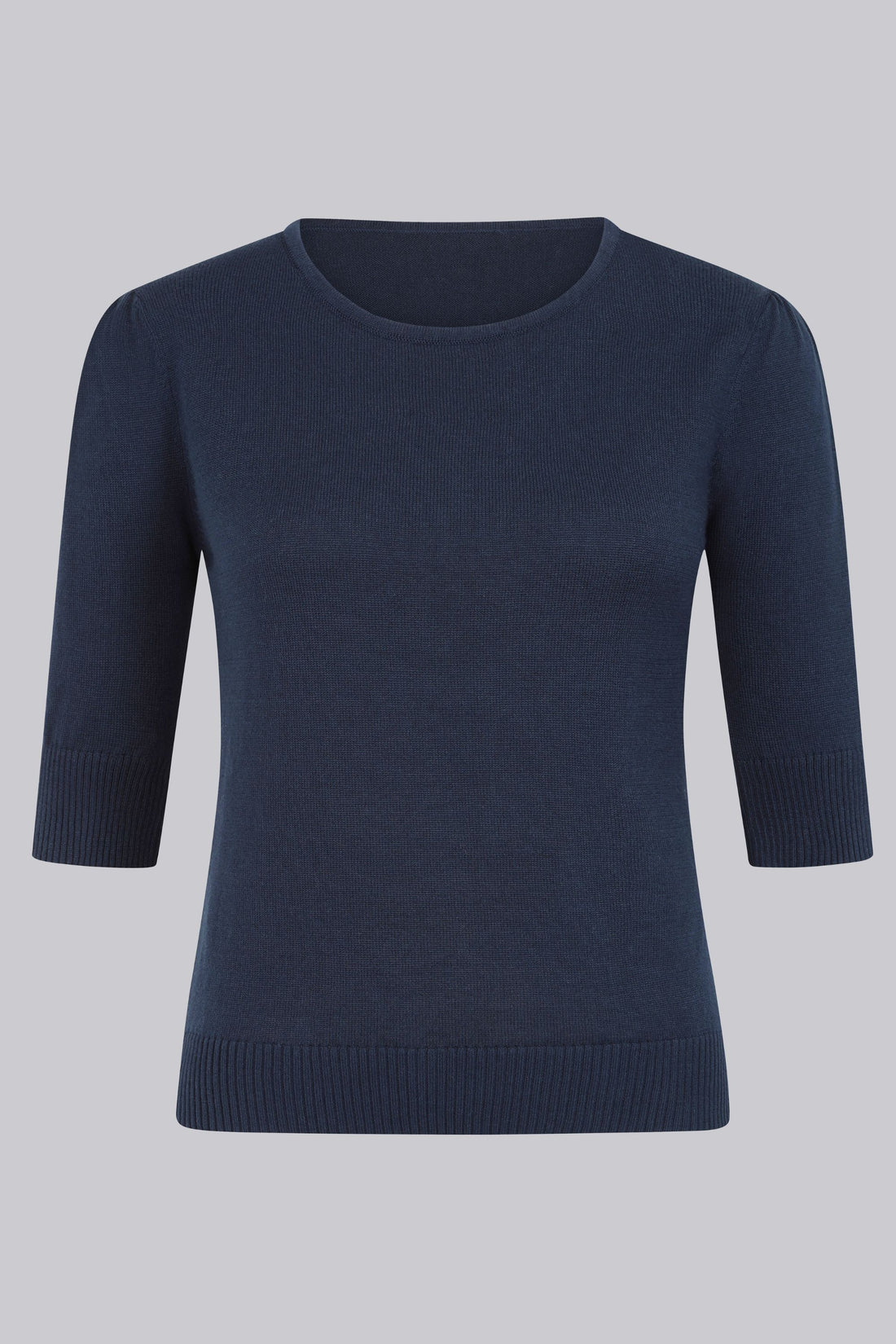 Chrissie Navy Knitted Top